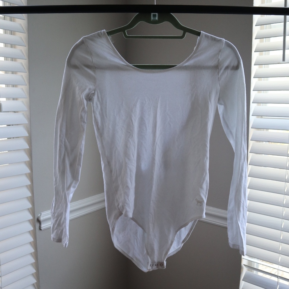 White Low Back Bodysuit